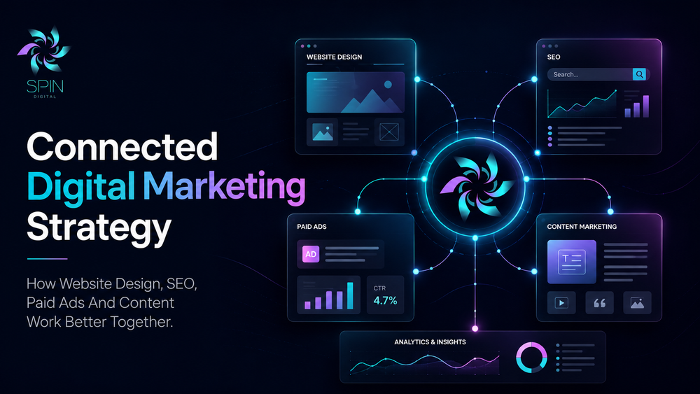 Why Your Business Needs A Digital Marketing Strategy That Connects Website Design, SEO, Paid Ads And Content